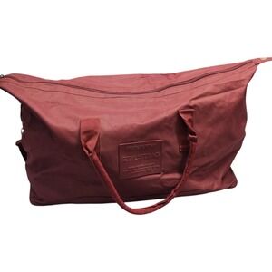 Kevin‎ Murphy Stylist Duffle Bag Womens Burgundy Canvas Dual Top Handle KMuc2046